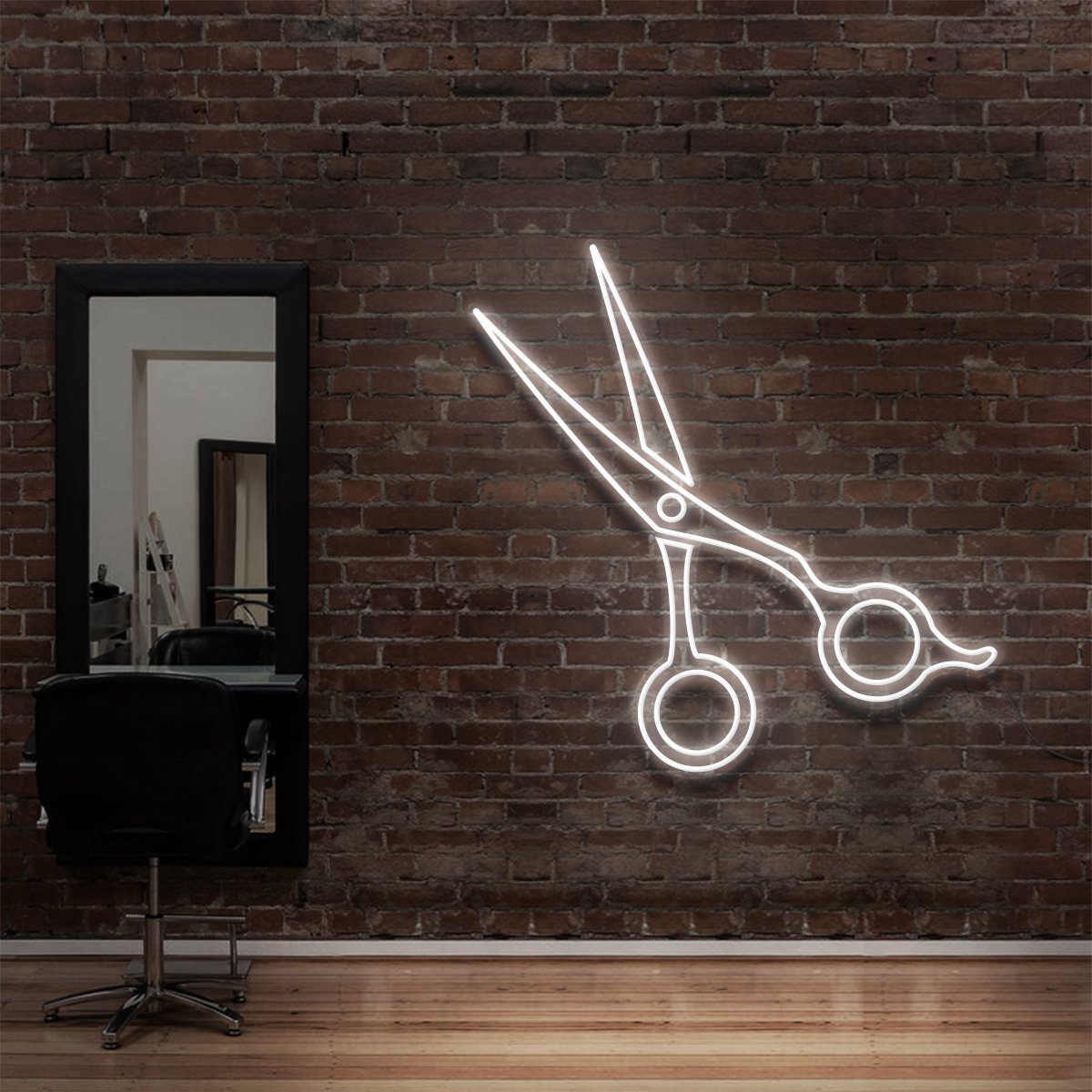 "Clippers" Neon Sign for Hair Salons & Barbershops by Neon Icons