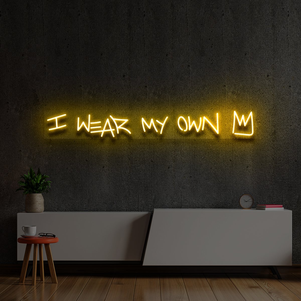 "I Wear My Own Crown" Neon Sign by Neon Icons