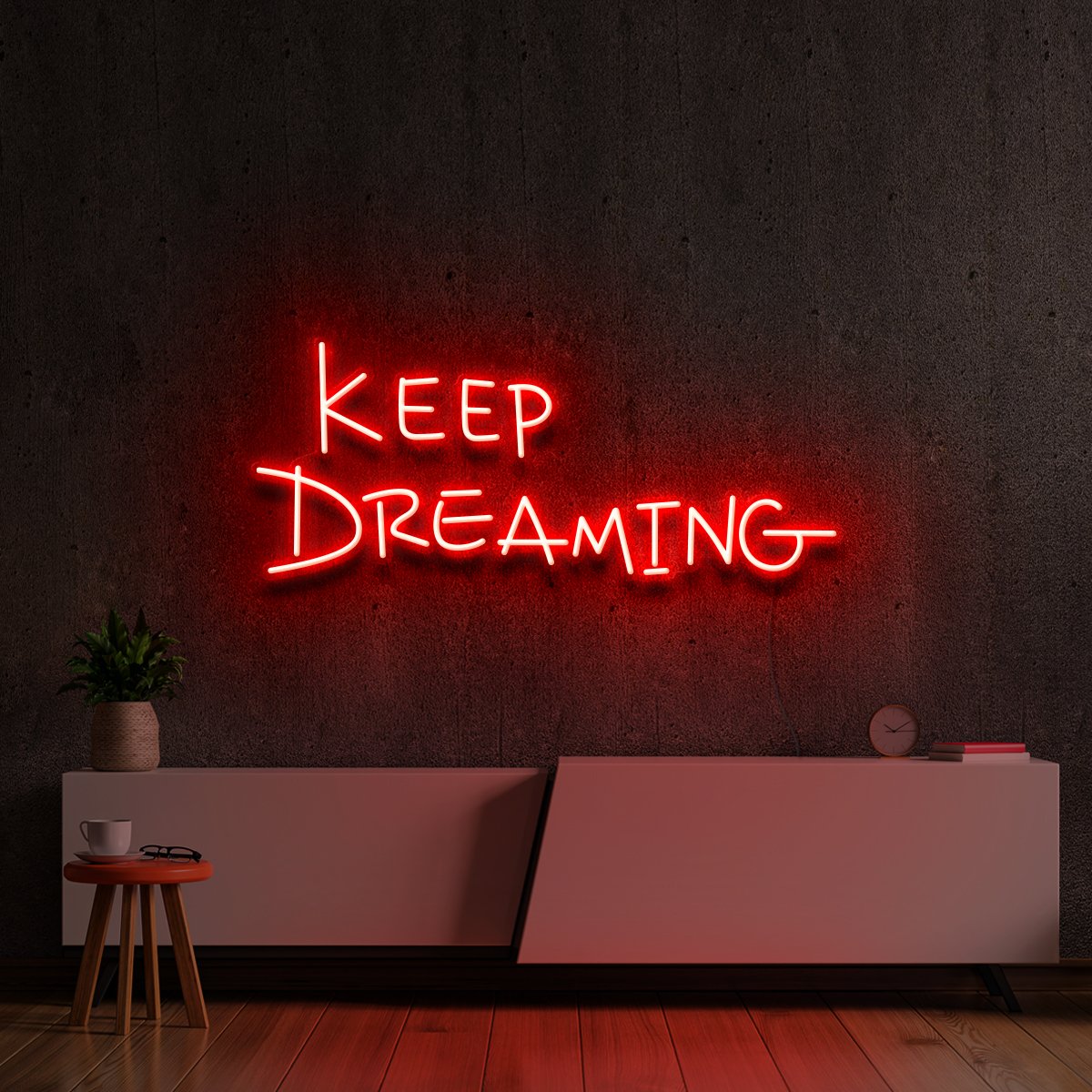 "Keep Dreaming" Neon Sign by Neon Icons