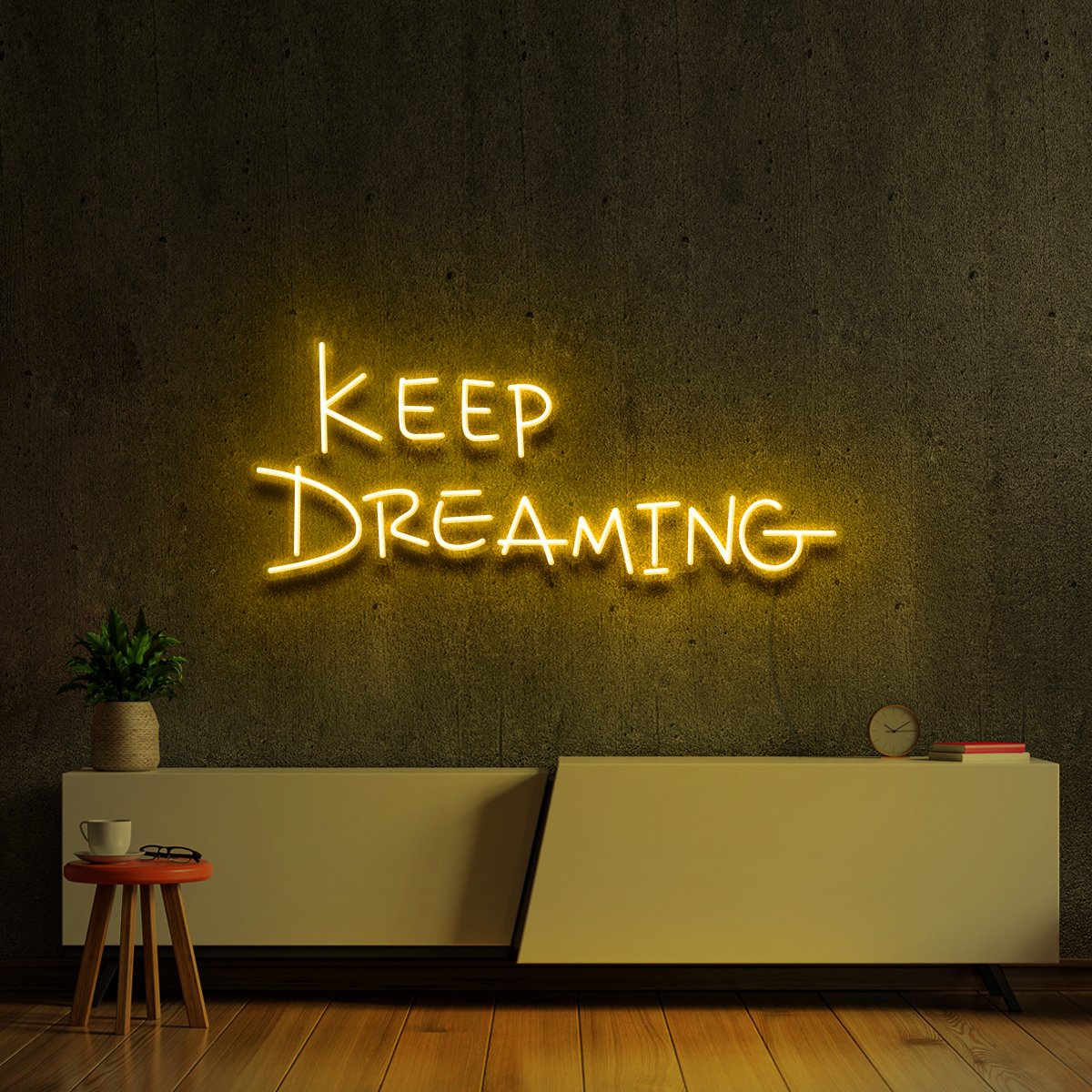 "Keep Dreaming" Neon Sign by Neon Icons