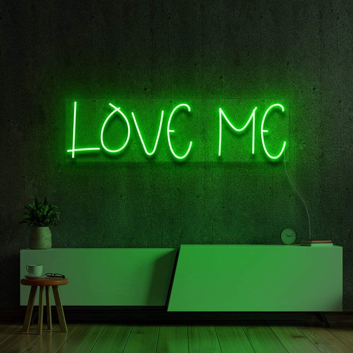 "LOVE ME" Neon Sign 60cm (2ft) / Green / LED Neon by Neon Icons