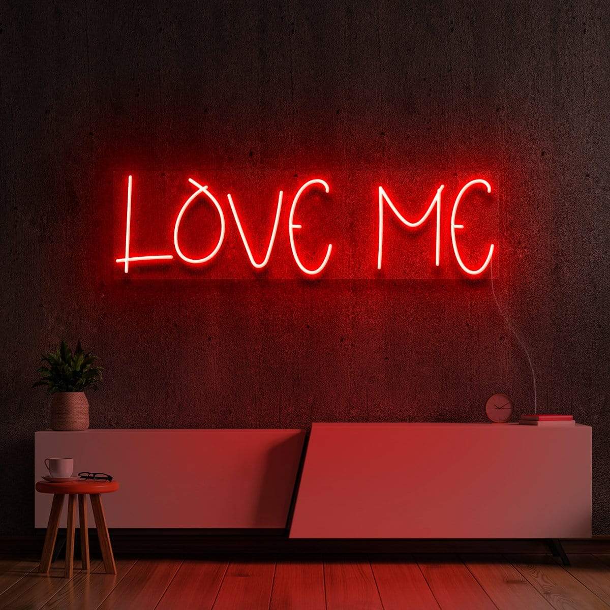 "LOVE ME" Neon Sign 60cm (2ft) / Red / LED Neon by Neon Icons