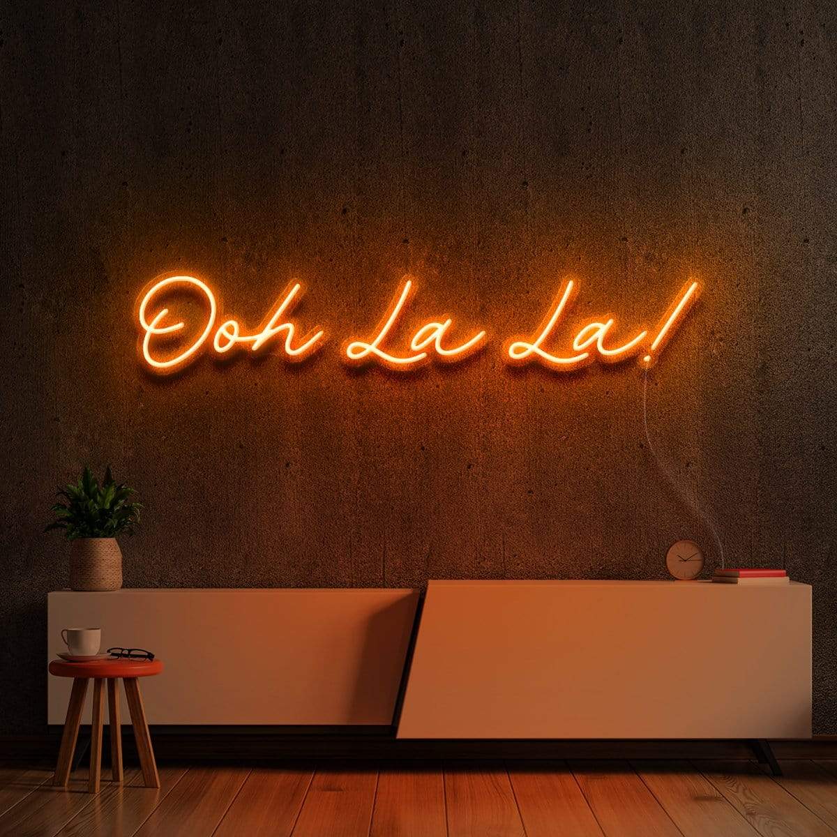 "Ooh La La!" Neon Sign 60cm (2ft) / Orange / LED Neon by Neon Icons