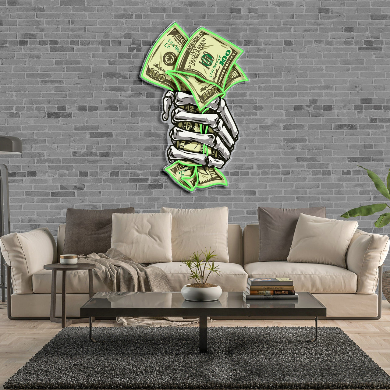 "Take my Money" Neon x Acrylic Artwork by Neon Icons