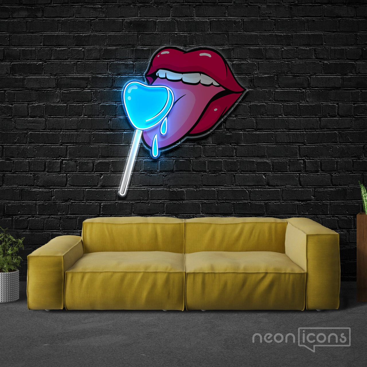 "Taste of Love" Neon x Acrylic Artwork by Neon Icons