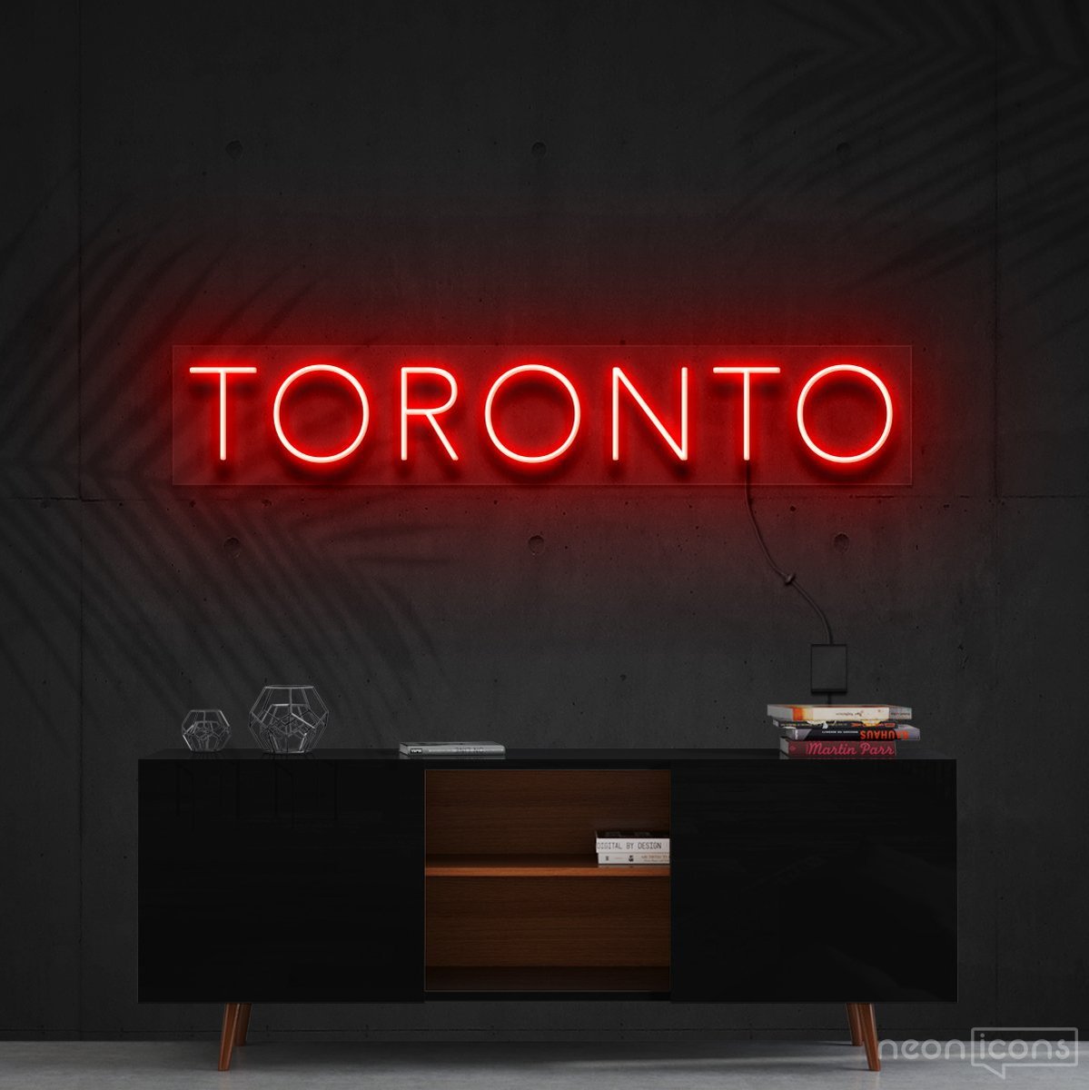 "Toronto" Neon Sign 60cm (2ft) / Red / Cut to Shape by Neon Icons