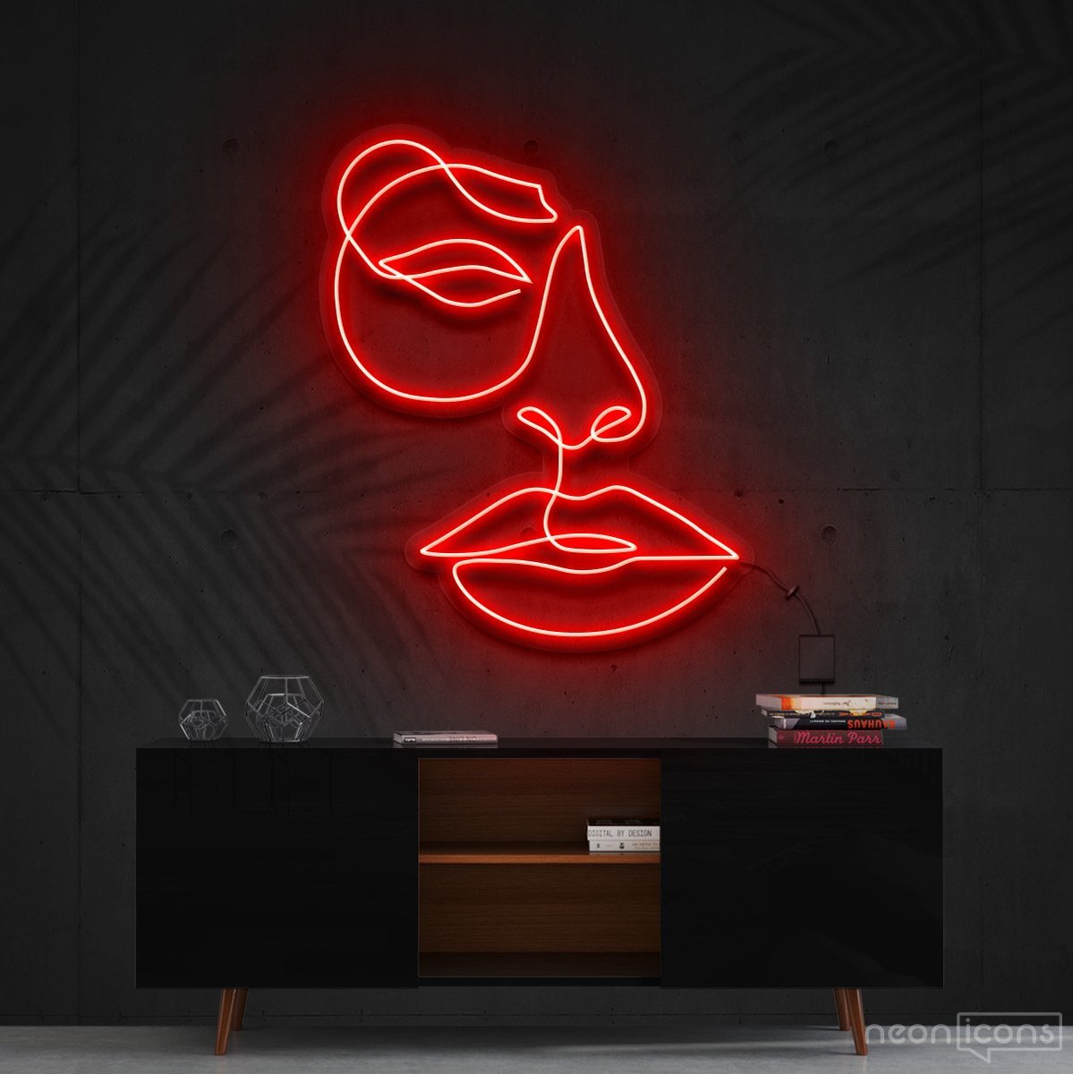 "Unimpressed" Neon Sign 60cm (2ft) / Red / Cut to Shape by Neon Icons
