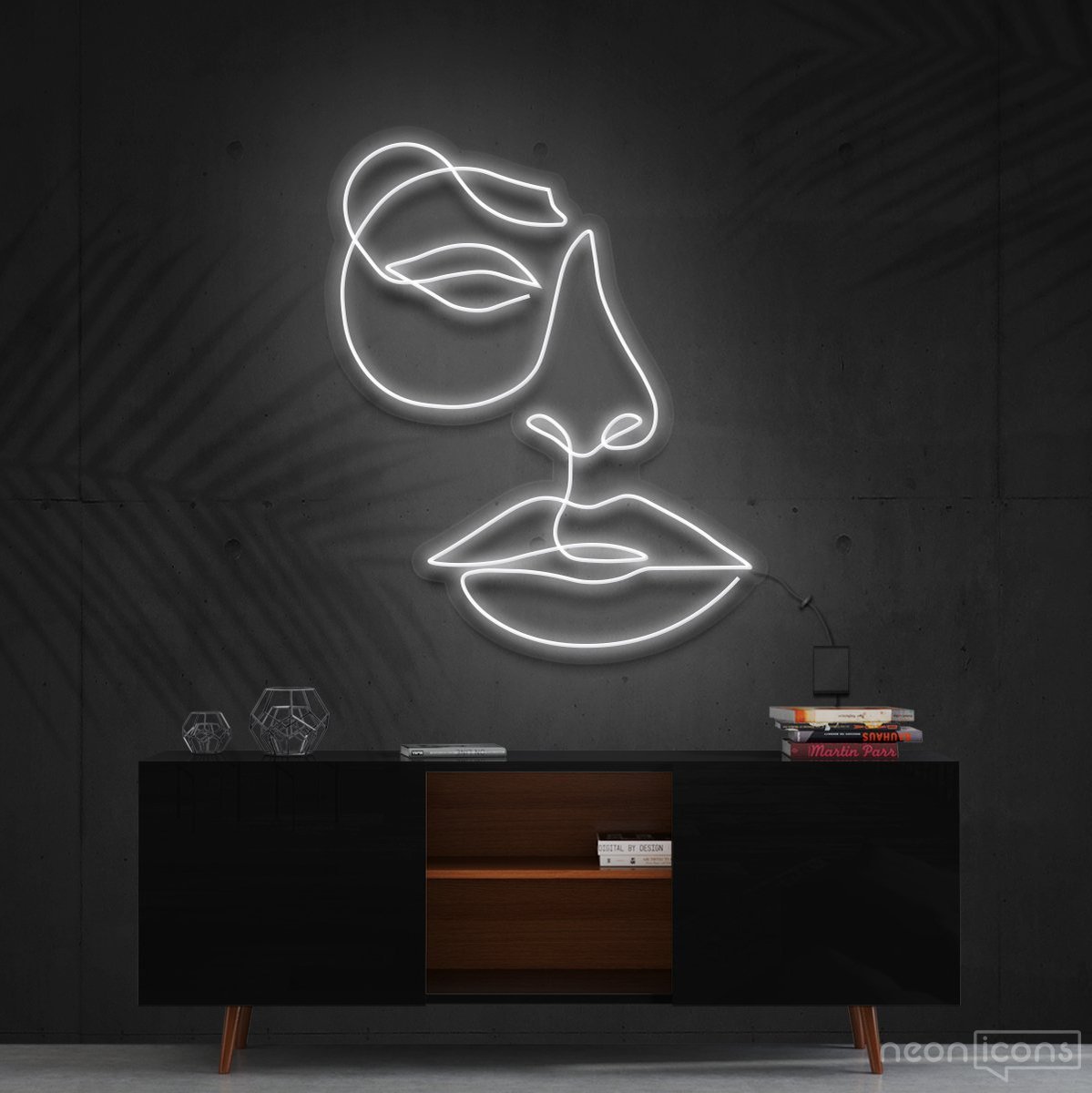 "Unimpressed" Neon Sign 60cm (2ft) / White / Cut to Shape by Neon Icons