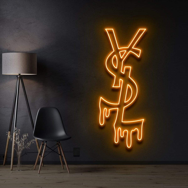 Louis Vuitton Dripping Logo Neon Sign